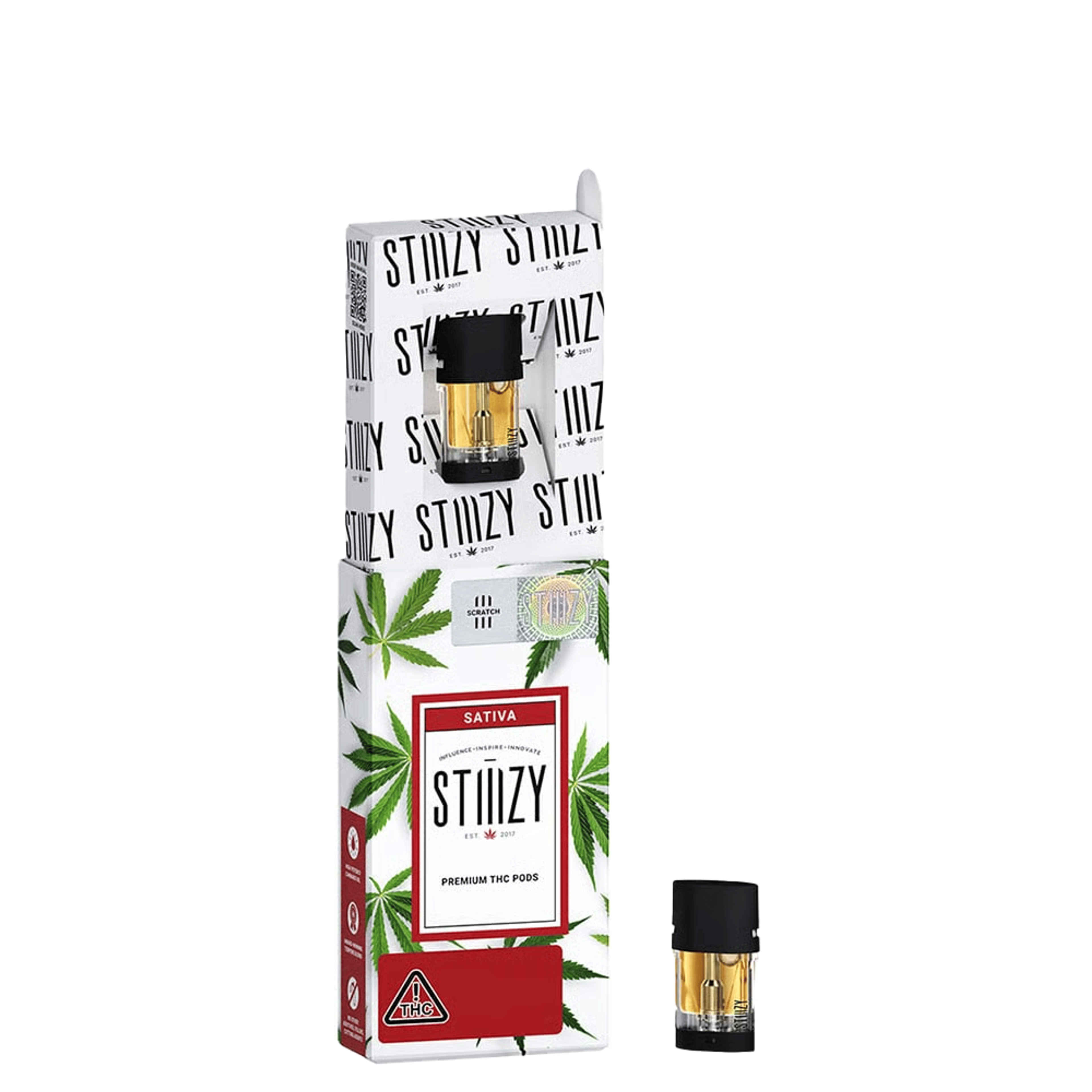 Strawberry Cough Pod (0.5G) - Stiiizy - - $15 - Cartridge