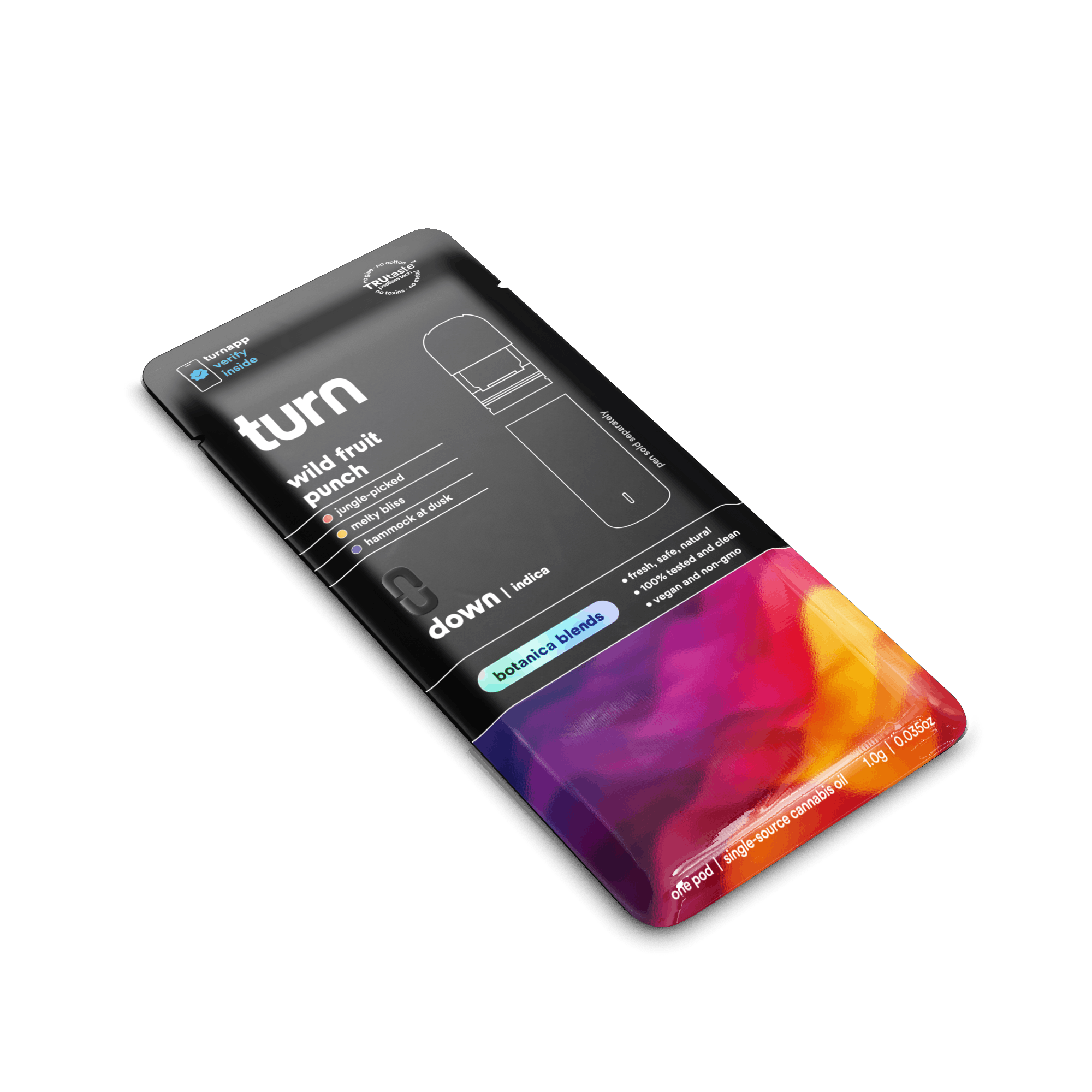 1.0g POD | wild fruit punch | botanica blends | down | - Turn -  - $35 - Vape Pens