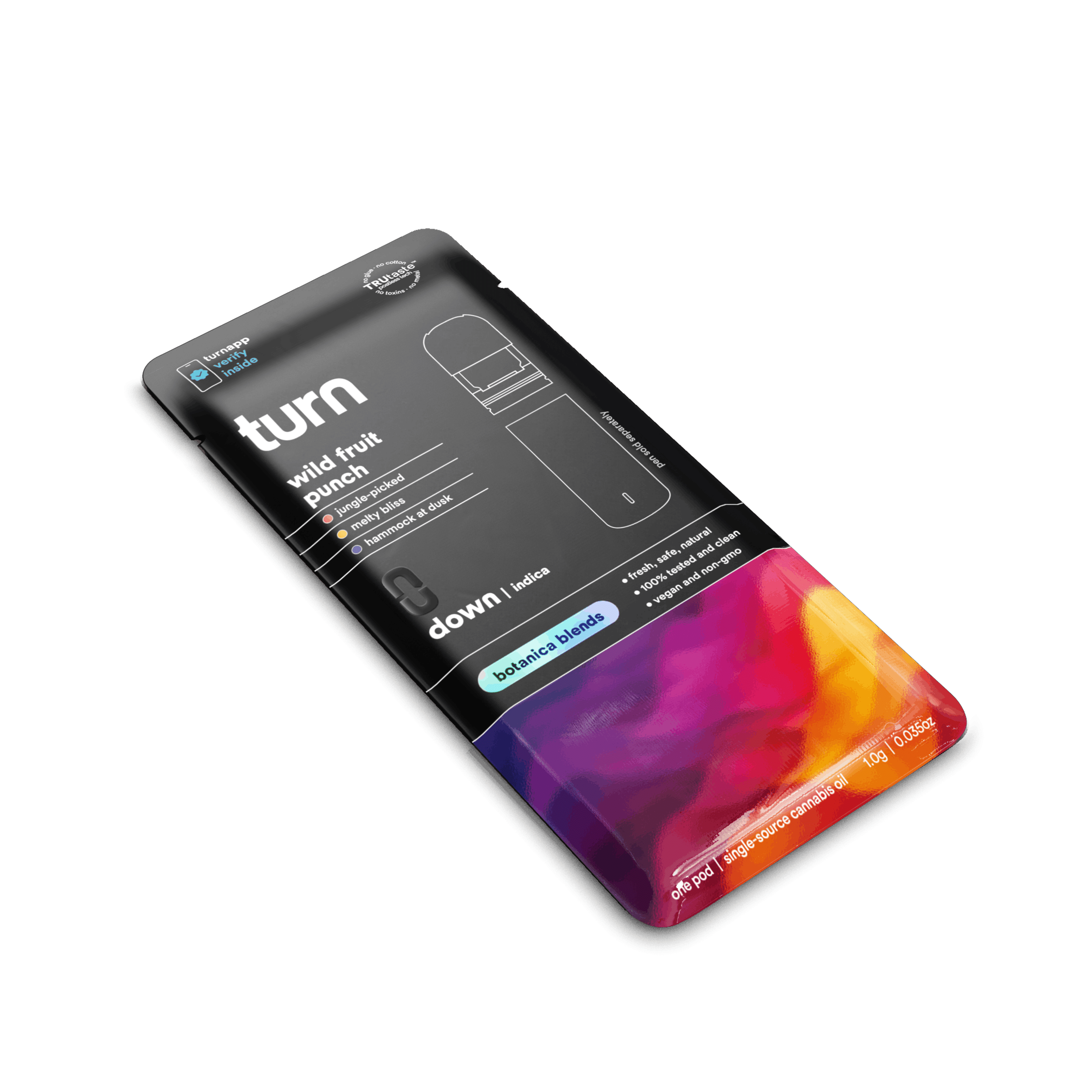1.0g POD | wild fruit punch | botanica blends | down | - Turn - - $35 - Vape Pens