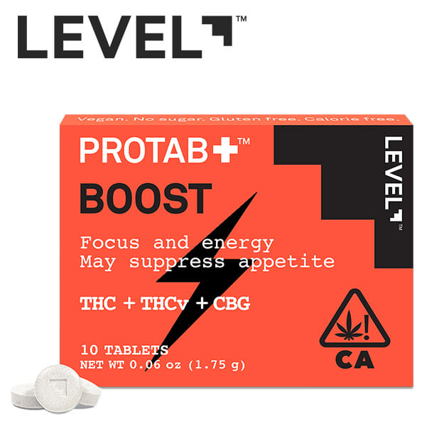 Level Protab - Boost - THC/THCV/CBG - 10 Tablets - Level -  - $23.99 - Edibles