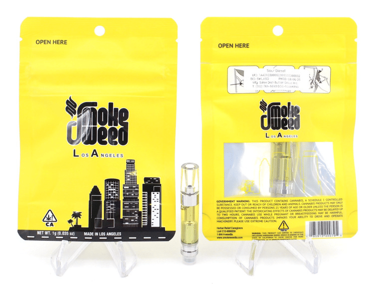 SWLA - Sour Diesel Vape Cart 1g - Smoke Weed LA - SWLA - Sour Diesel Vape Cart 1g - $30 - 1g Vape Carts & Pods