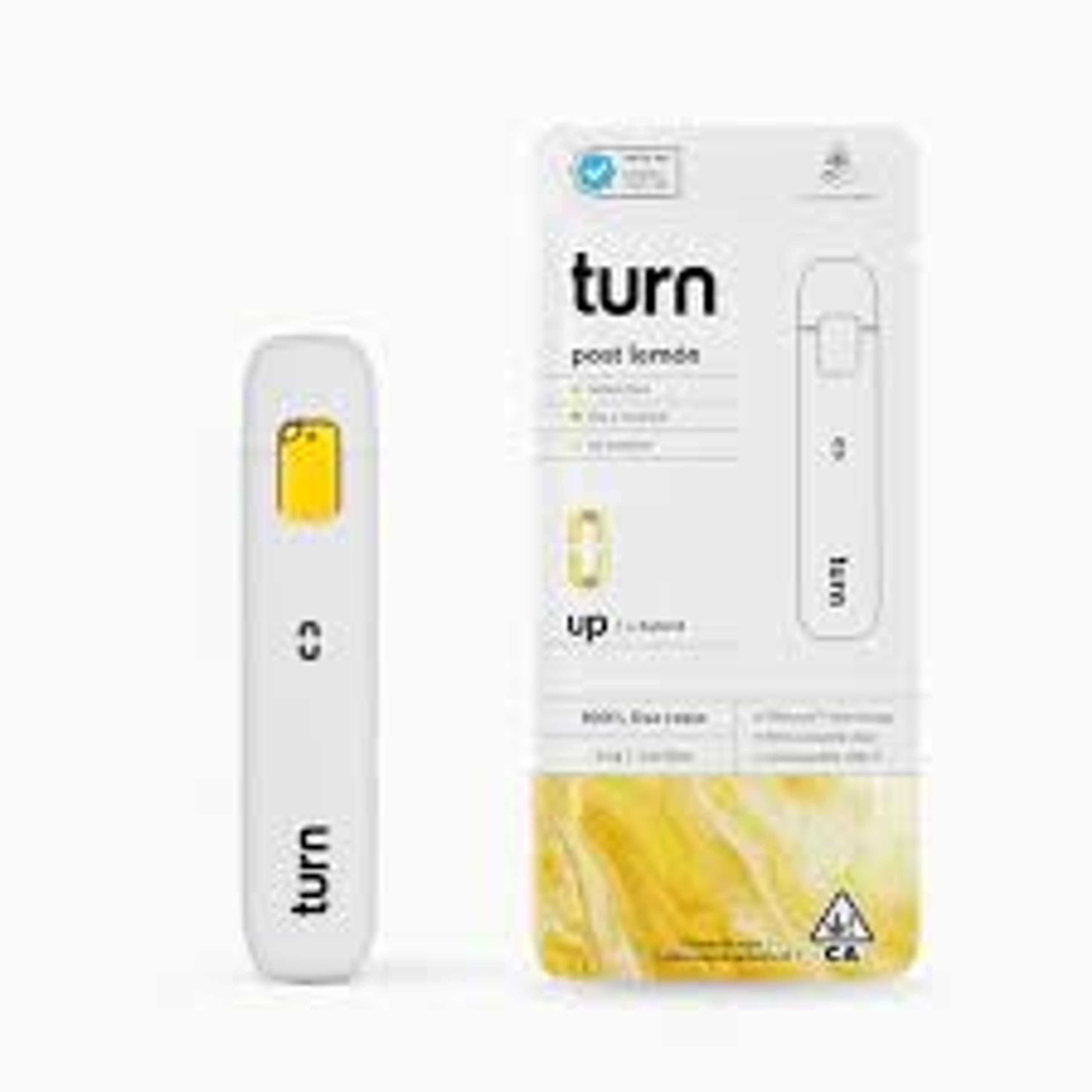 Turn – Post Lemón – Live Resin Disposable – 1g - Turn - - $37.99 - Disposable Vapes
