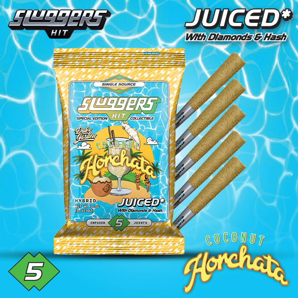 Coconut Horchata Infused Preroll - 0.7g 5pk - sluggers -  - $45 - Pre-Rolls