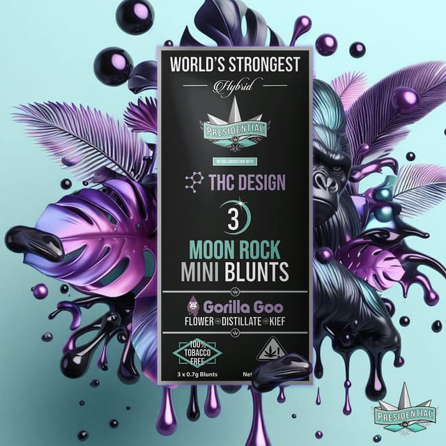 Presidential: Gorilla Goo Mini Blunts Moonrock