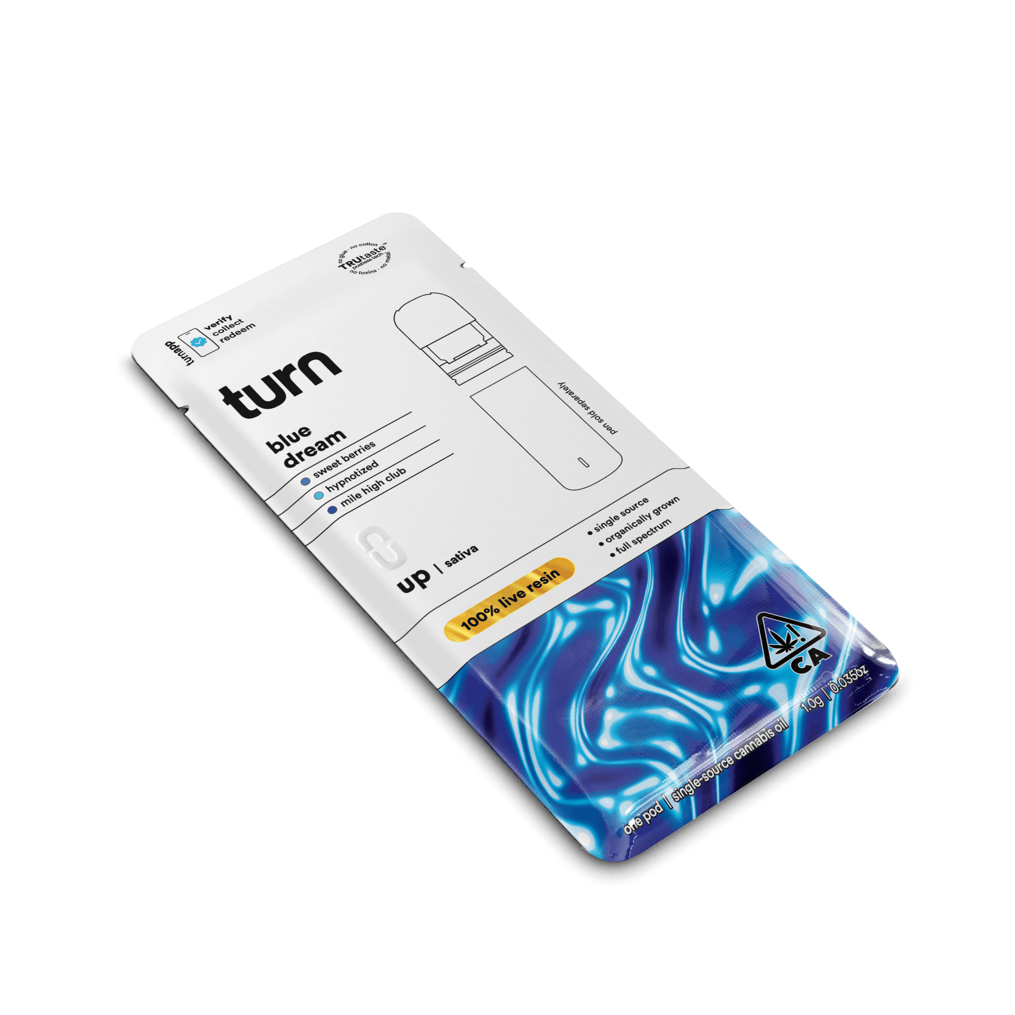 Blue Dream 'Turn Up' Live Resin Pod 1g - Turn -  - $36 - Vapes