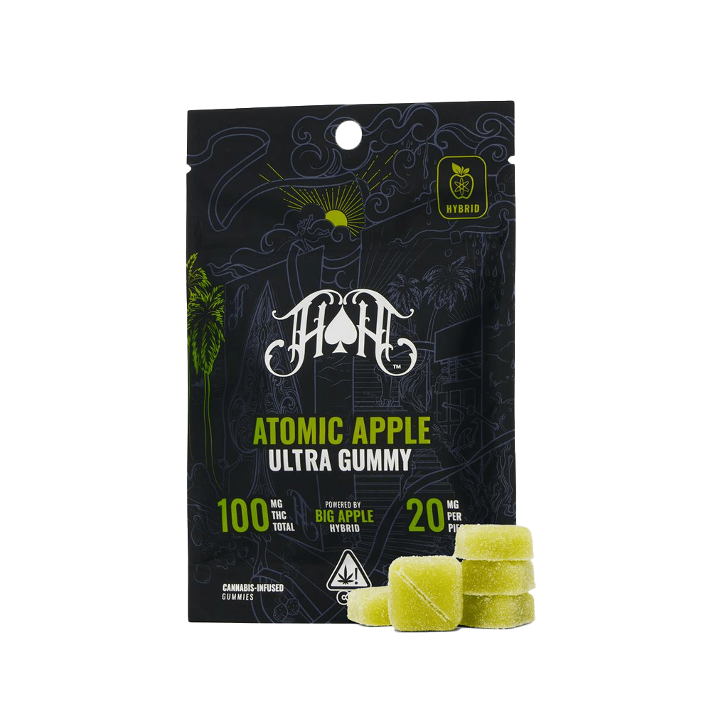 Atomic Apple Gummies (100MG) (5Pk) - Heavy Hitters - null - $16 - Edible