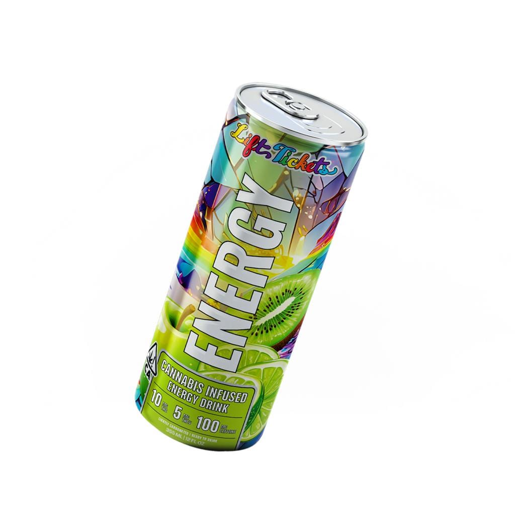 Kiwi Apple - 100mg Energy Drinks - Lift Ticket - Energy Drink - $5 - Drinks