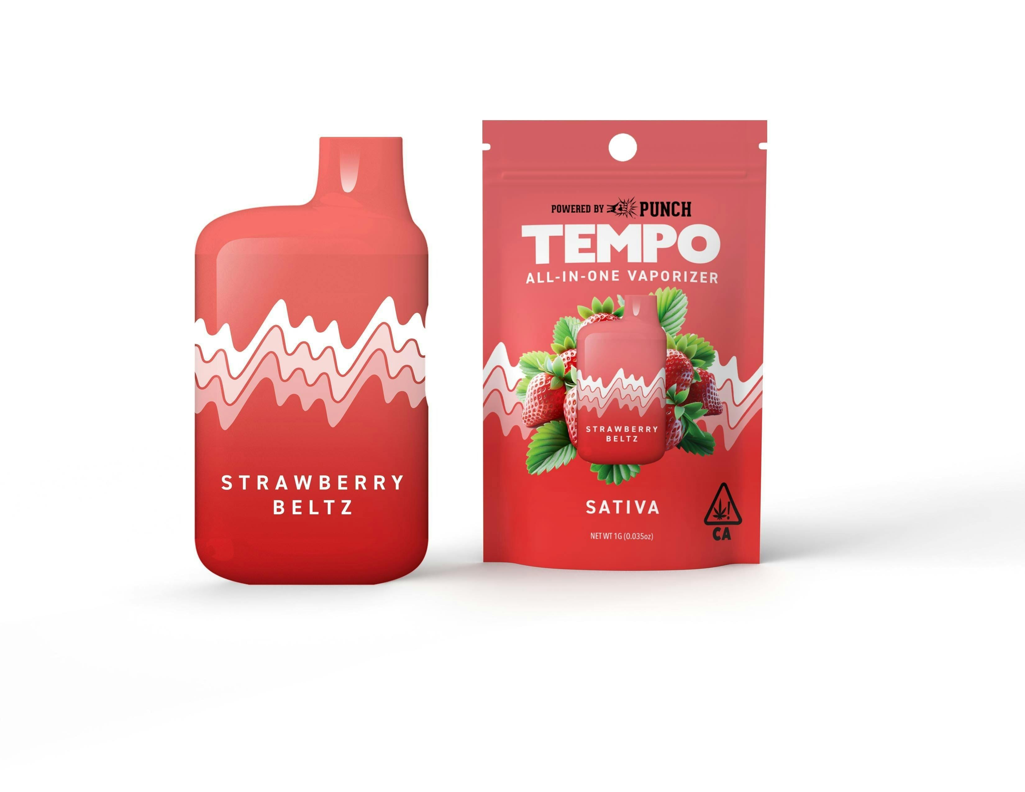 Strawberry Beltz - 1G All-In-One *BUY 2 GET 1 EVERYDAY* - Tempo - Strawberry Beltz (S) - $25 - Cartridges