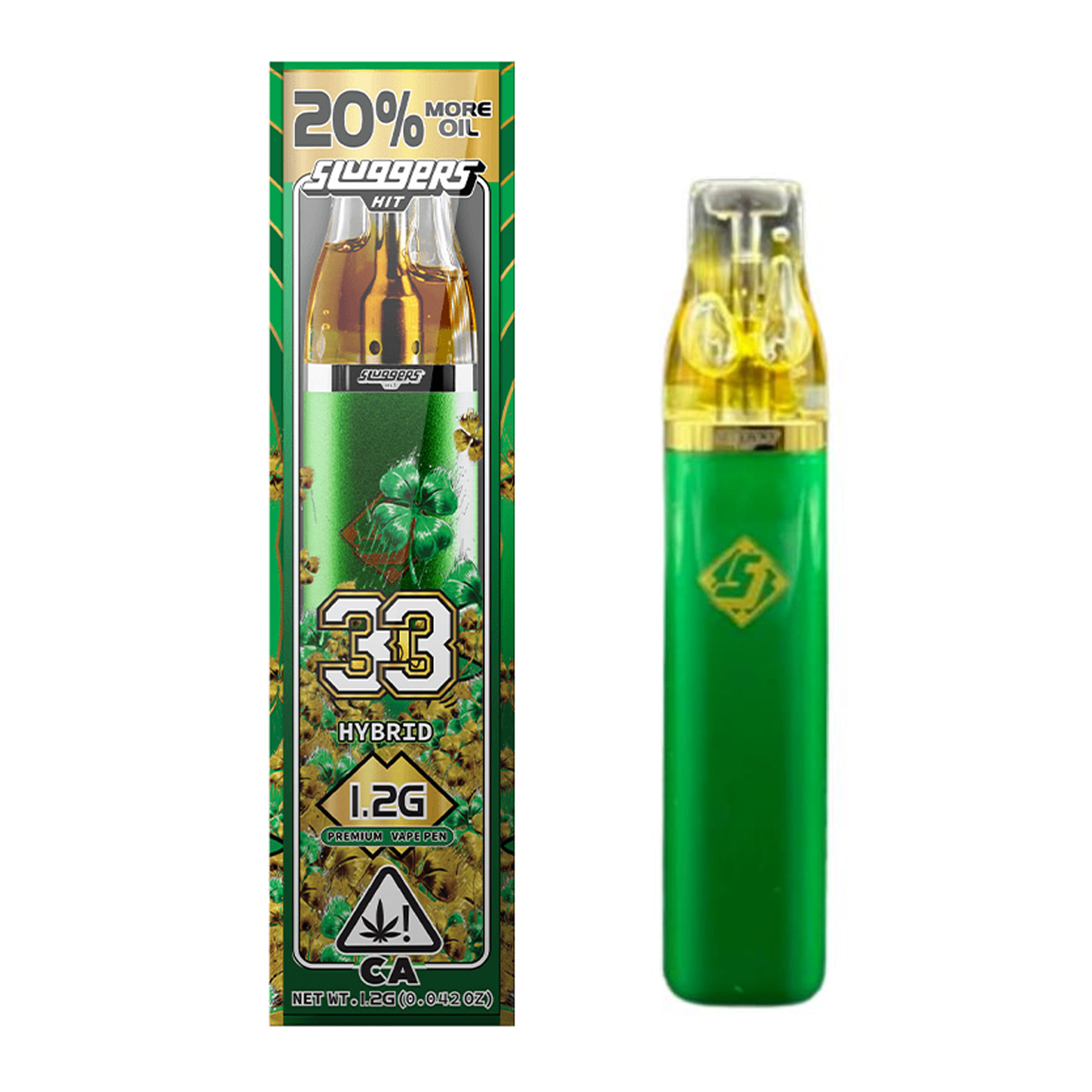 33 (H) AIO - 1.2g - Sluggers - 33 (H) - $29.99 - Cartridges