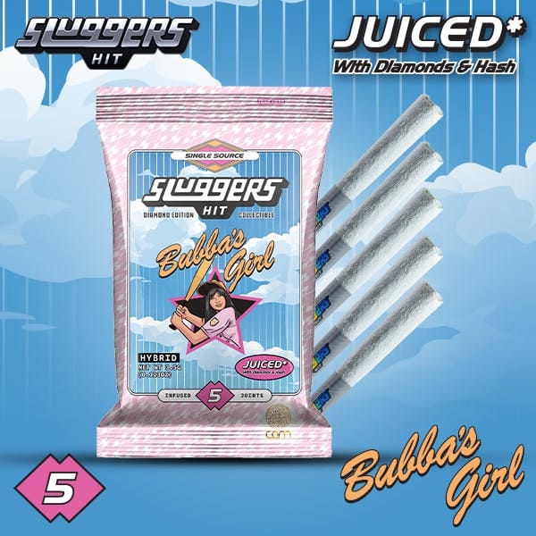 Bubba's Girl 3.5g 5pk- Sluggers X CAM- Infused Preroll - Sluggers Hit -  - $36 - Pre-Rolls