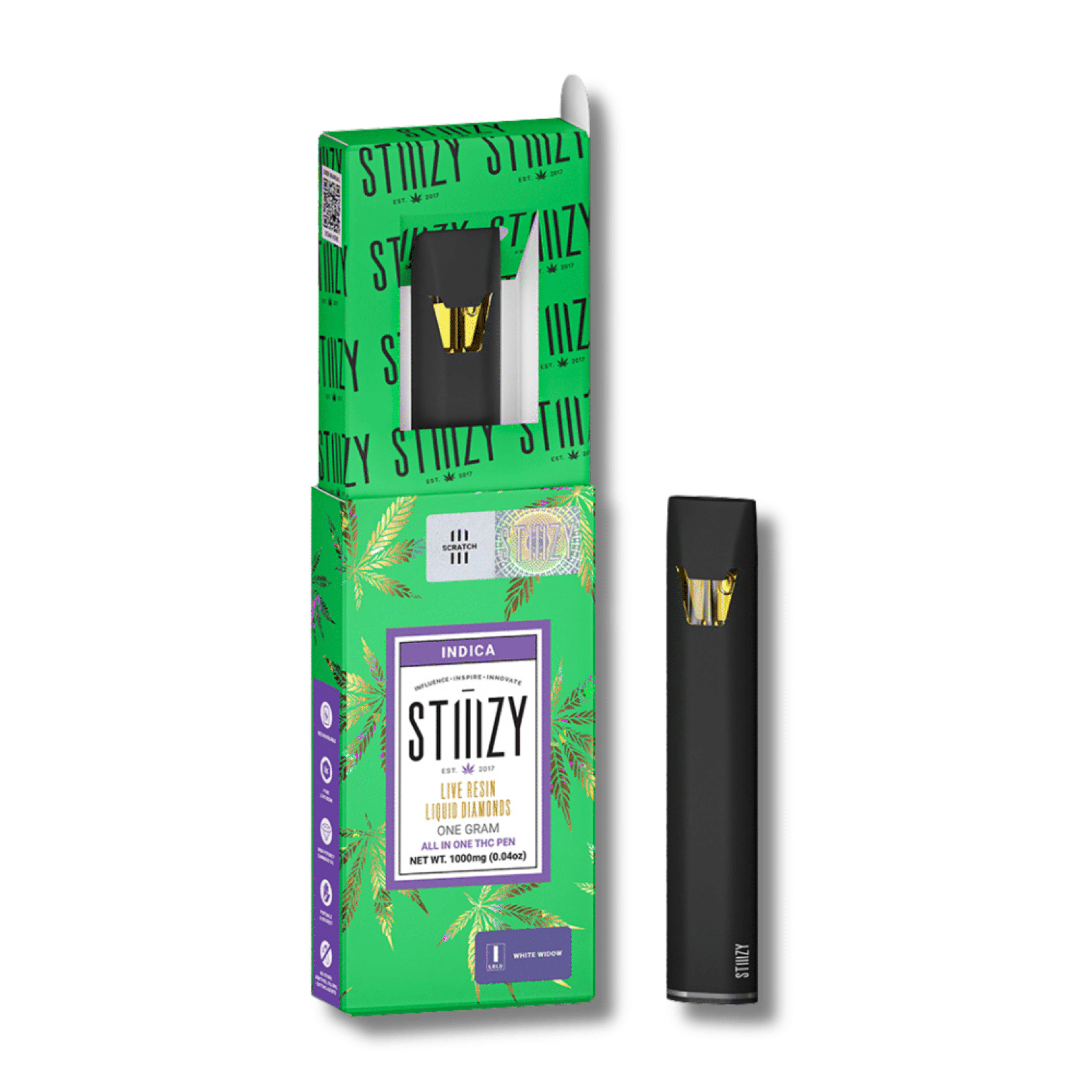 White Widow Live Resin Liquid Diamonds 1g AIO - Stiiizy - - $32 - Vapes