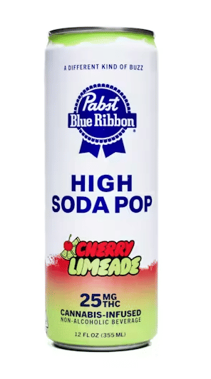 Pabst Labs Infused High Soda 25mg - Pabst Labs - Cherry Limade - $6 - Edibles