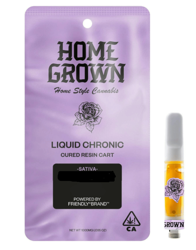 Home Grown  Cured Resin Cartridge 1g - Sno Cap - $30.99 - Concentrates