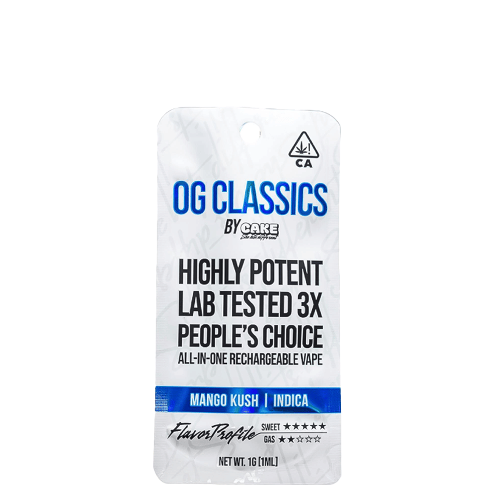 Mango Kush OG Classics All-In-One Vape (1G) - Cake -  - $20 - Cartridge