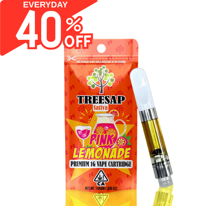 Treesap - Cart 1g (SAT) - Pink Lemonade - Treesap -  - $22 - Vape Carts