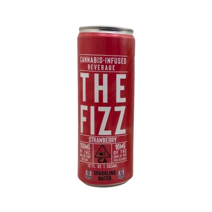 Strawberry - 100mg Sparkling Water - The Fizz - 100mg - SparklingWater - $8 - Drinks