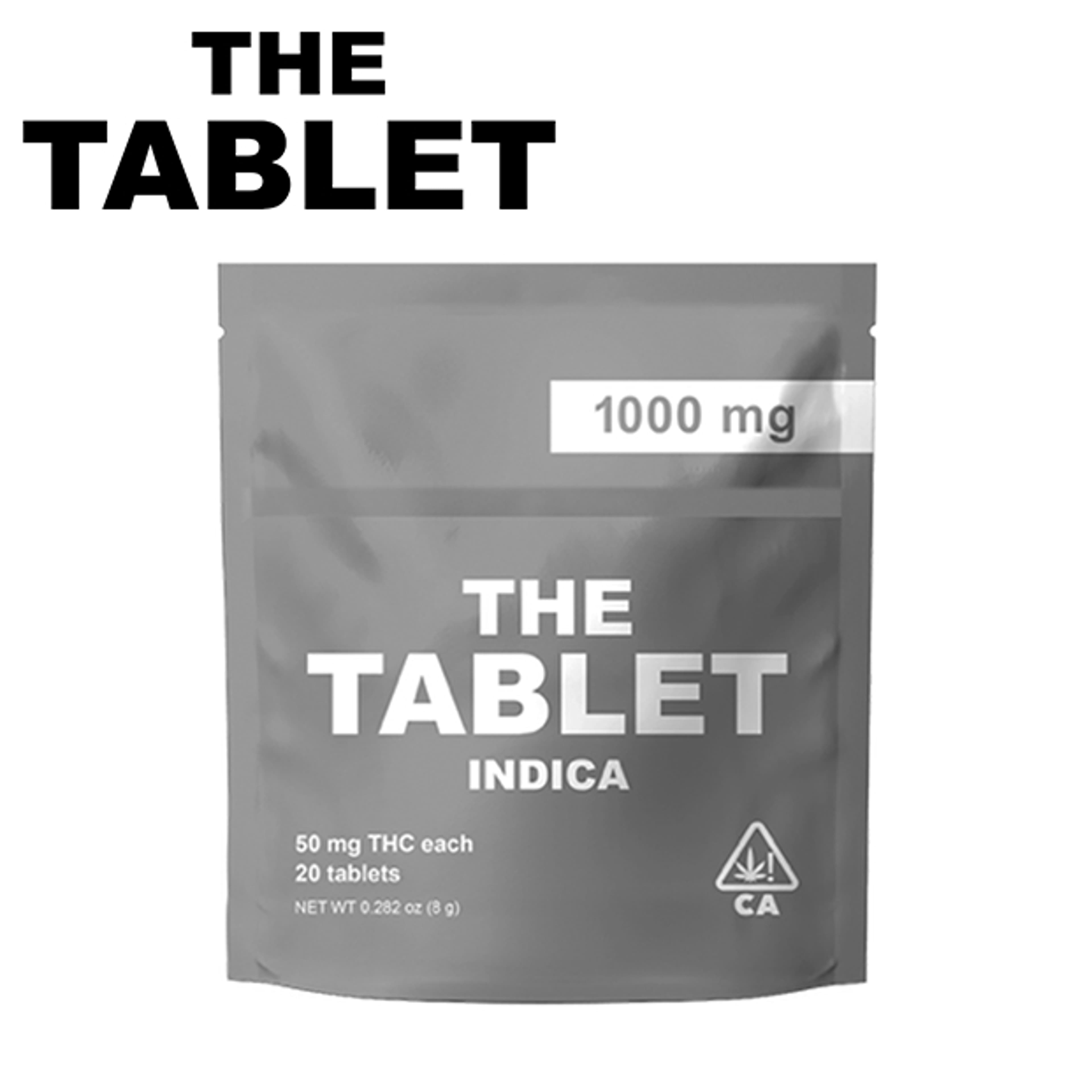 The Tablet - Indica - 20 Tablets (50mg each) - 1000mg - The Tablet - 50mg Indica - $33 - Edibles