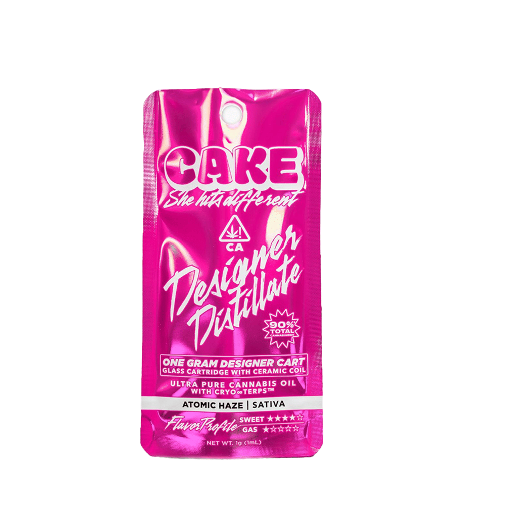 Atomic Haze Designer Distillate Cartridge (1G) - Cake - null - $20 - Cartridge