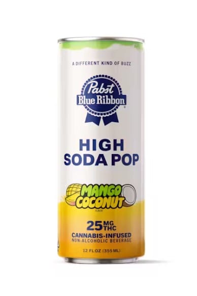 $6.45 / 8.60 Pabst Blue Ribbon High Seltzer 10MG / 25MG - Pabst Blue Ribbon - Guava Daytime - $4.49 - Edibles