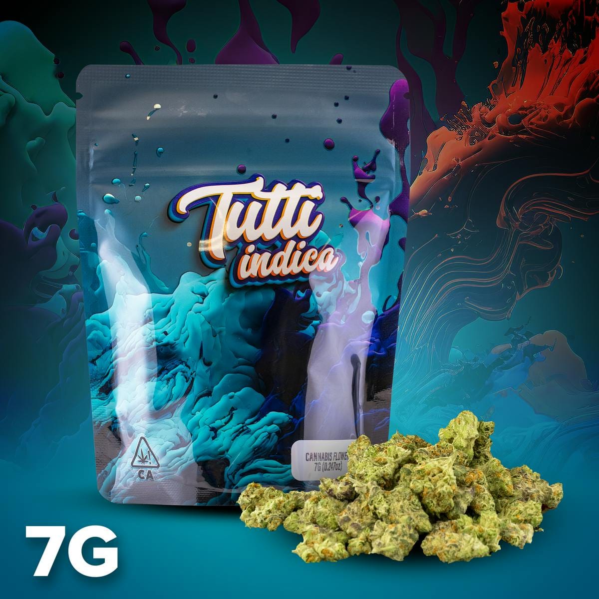 Cake Pop- Tutti - Bagged Indoor Flower - 7g - Indica - Tutti -  - $32.50 - Flowers