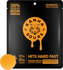 Sour Island Breeze (solvetless rosin)  100mg - Kanha -  - $20 - Edibles