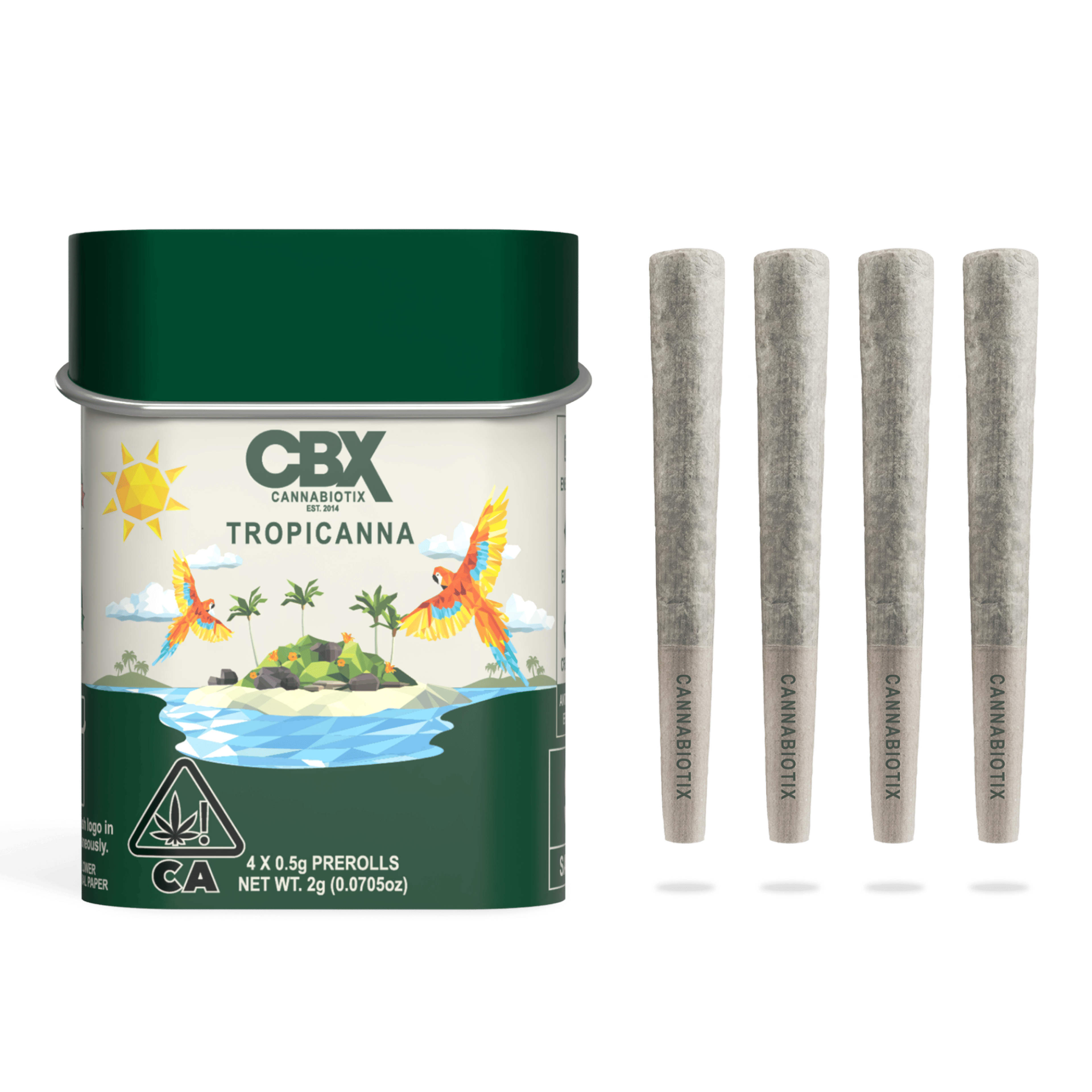 Tropicanna 4 Pack Pre-Rolls - Cannabiotix - 4 Pack - $28 - Pre-Rolls