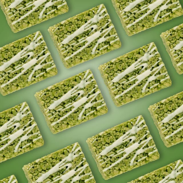 Matcha Crispy Rice Bar