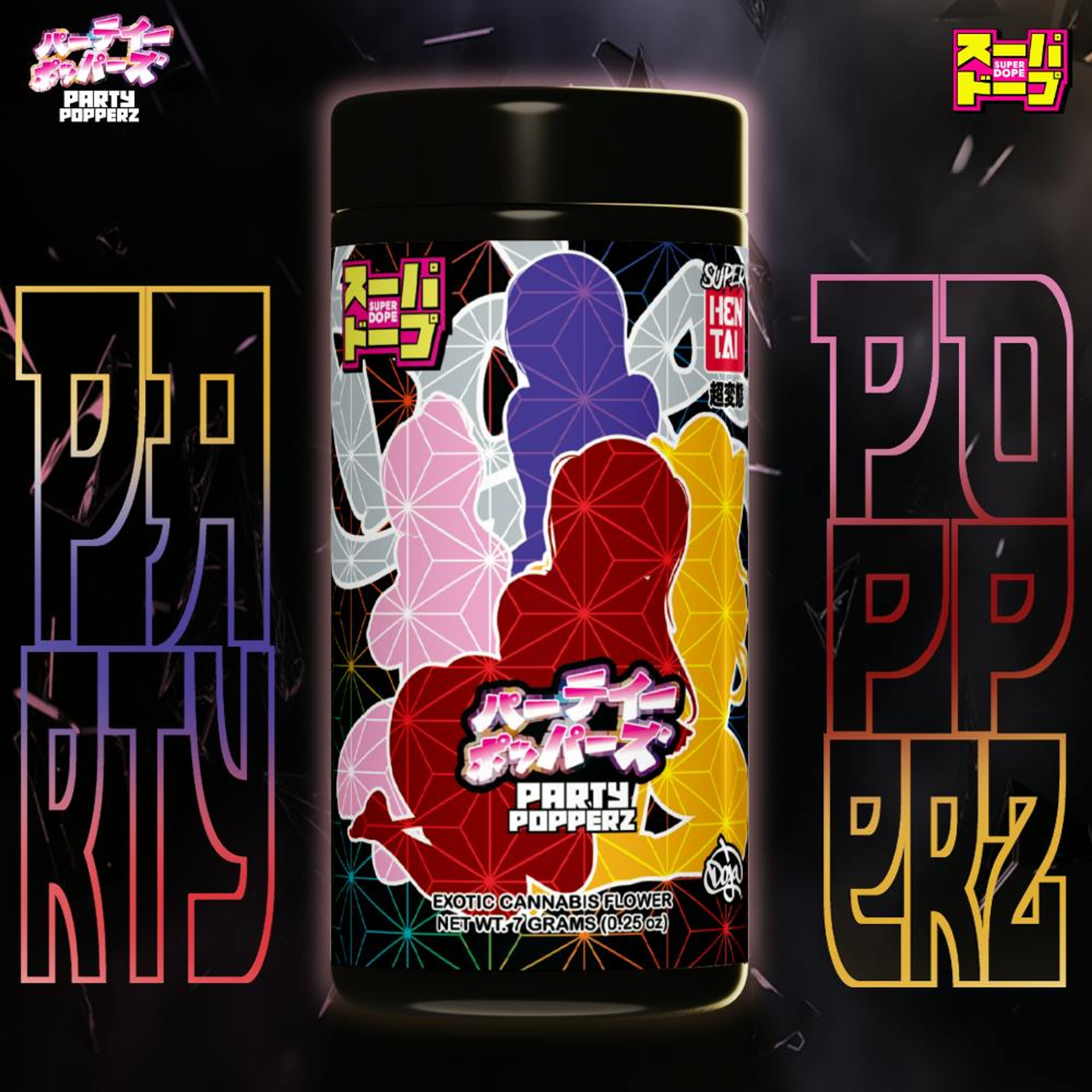 Party Popperz 26.22% - 7G - Super Dope - Party Popperz (H) - $110 - Flower