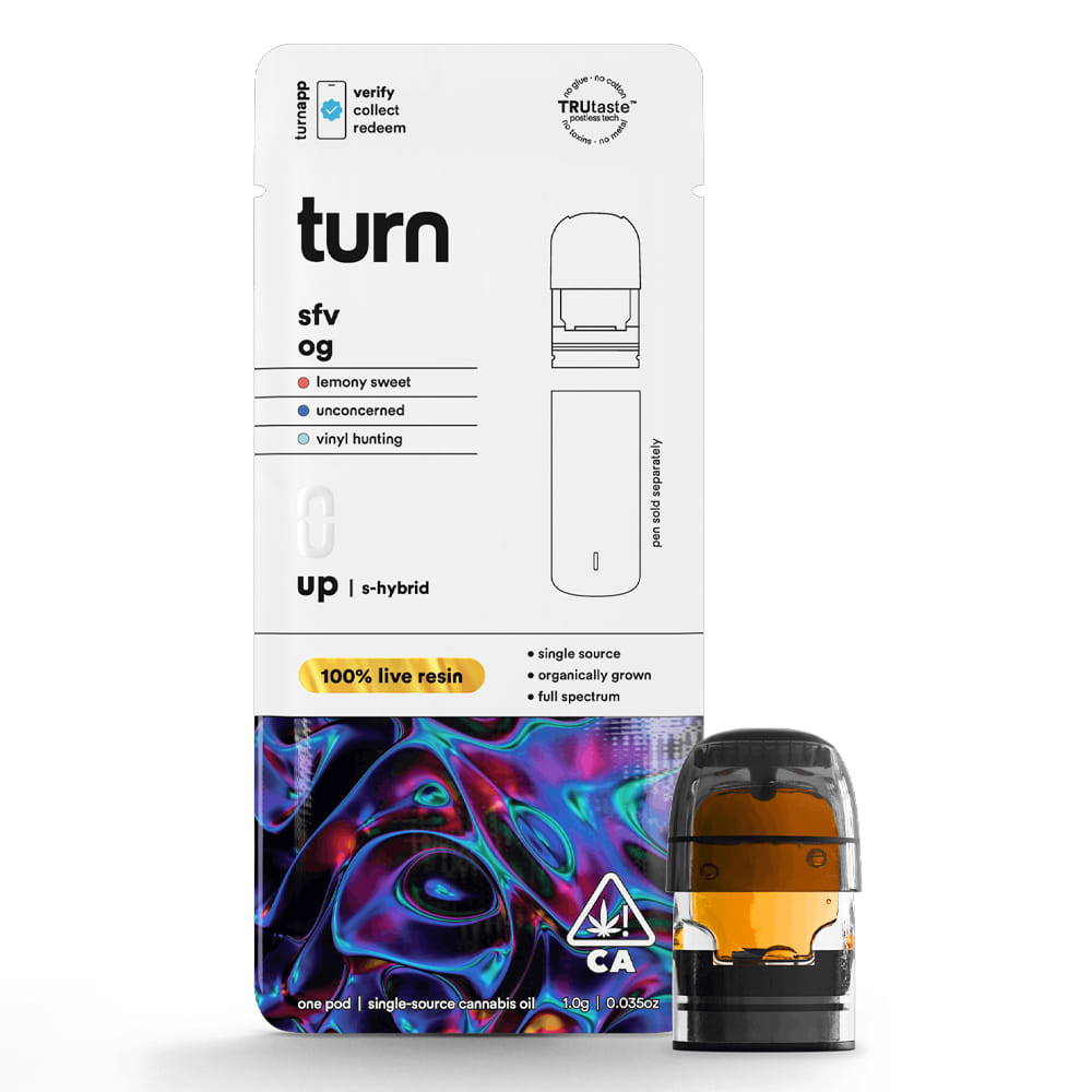 SFV OG (S/H) - Live Resin Pod 1g - Turn - SFV OG (S/H) - $37 - Cartridges