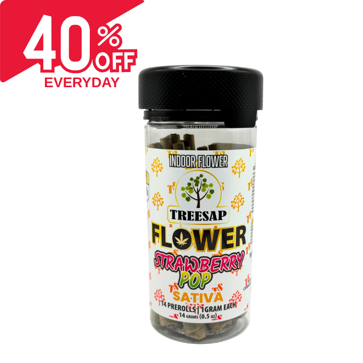 Treesap - 14PK Prerolls - Strawberry Pop - Treesap -  - $34 - Pre-Rolls