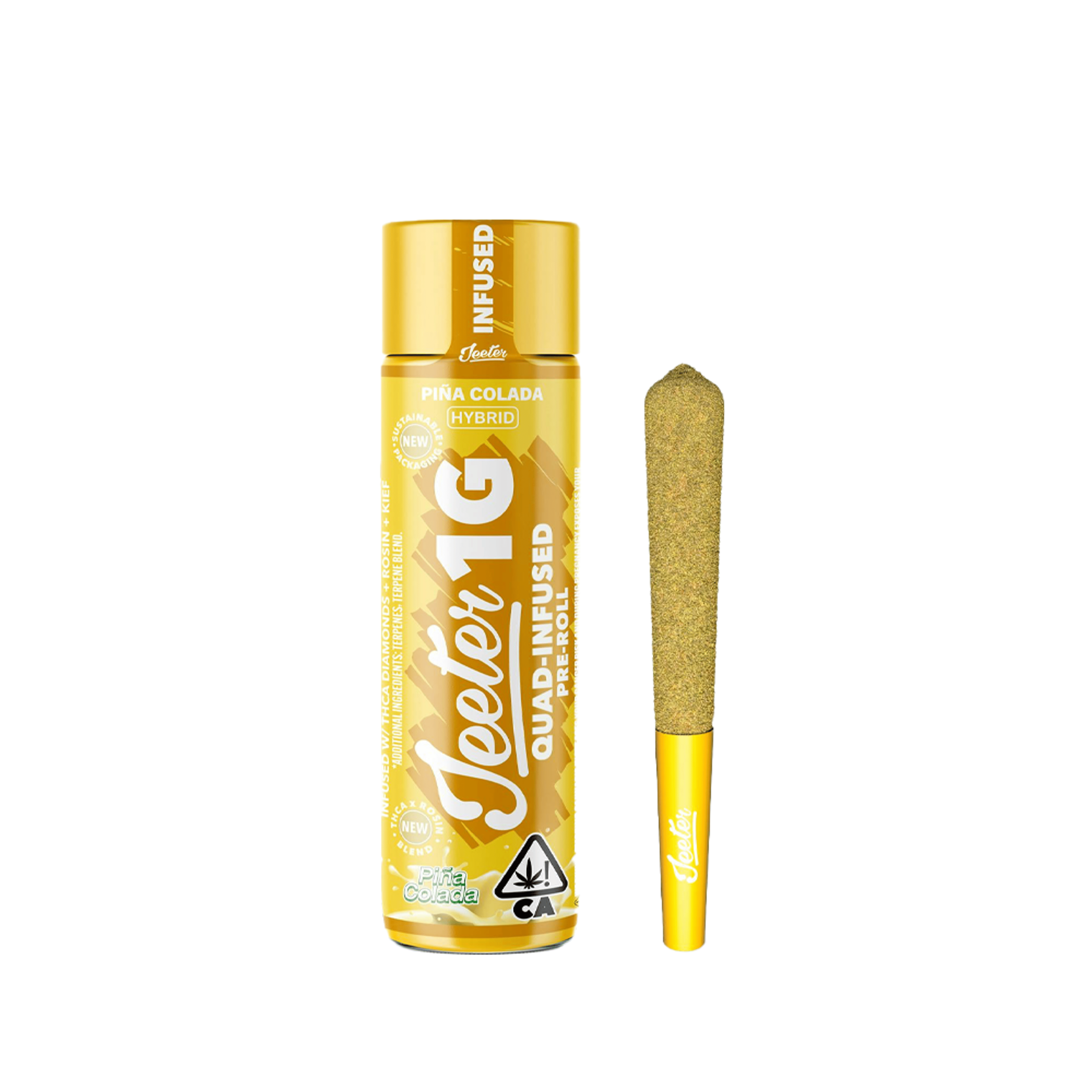Pina Colada Quad Infused Pre-Roll (1G) - Jeeter - (1G) - $15 - Preroll