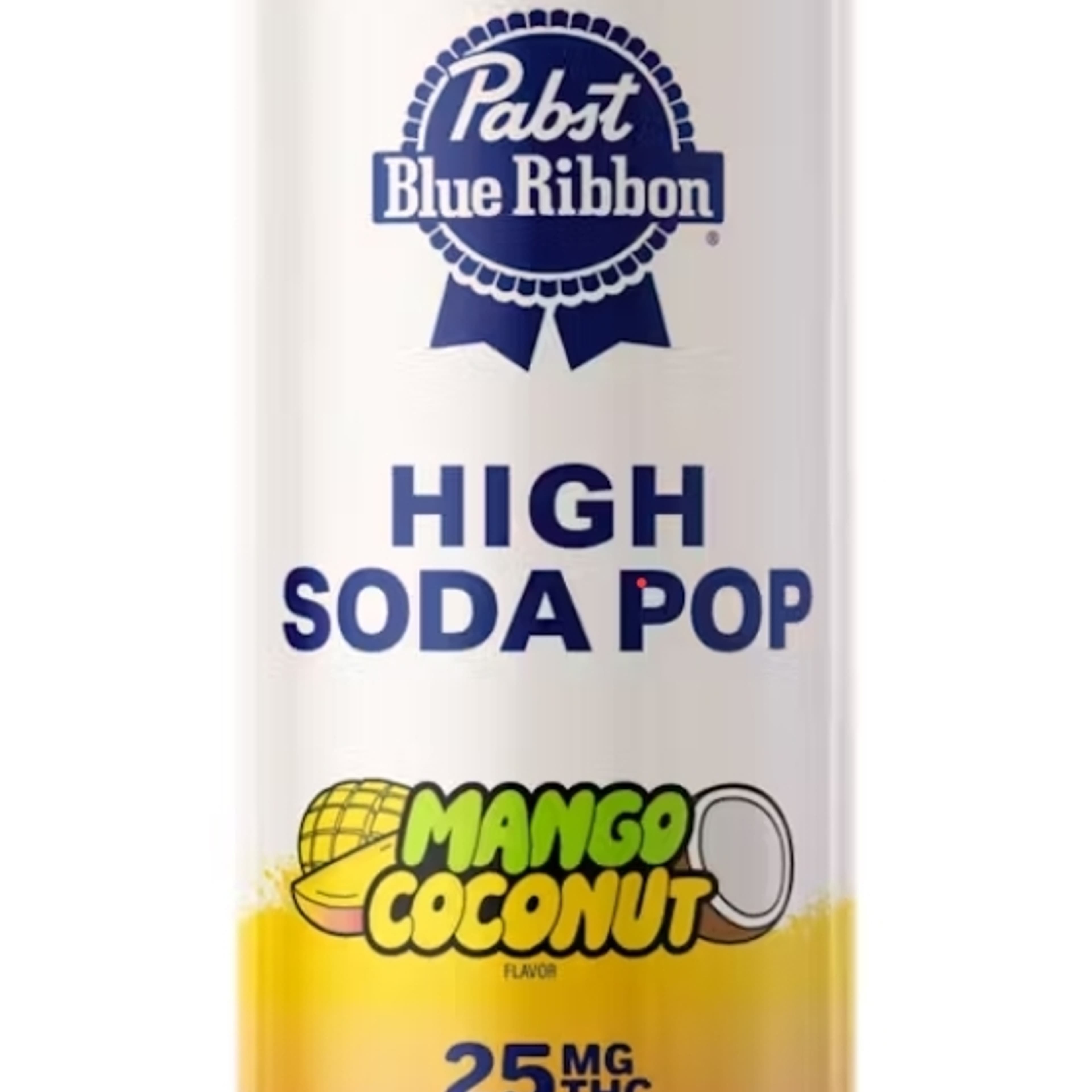PABST Infused High Soda Mango Coconut 25mg Single Can - - $9.99 - Drinks