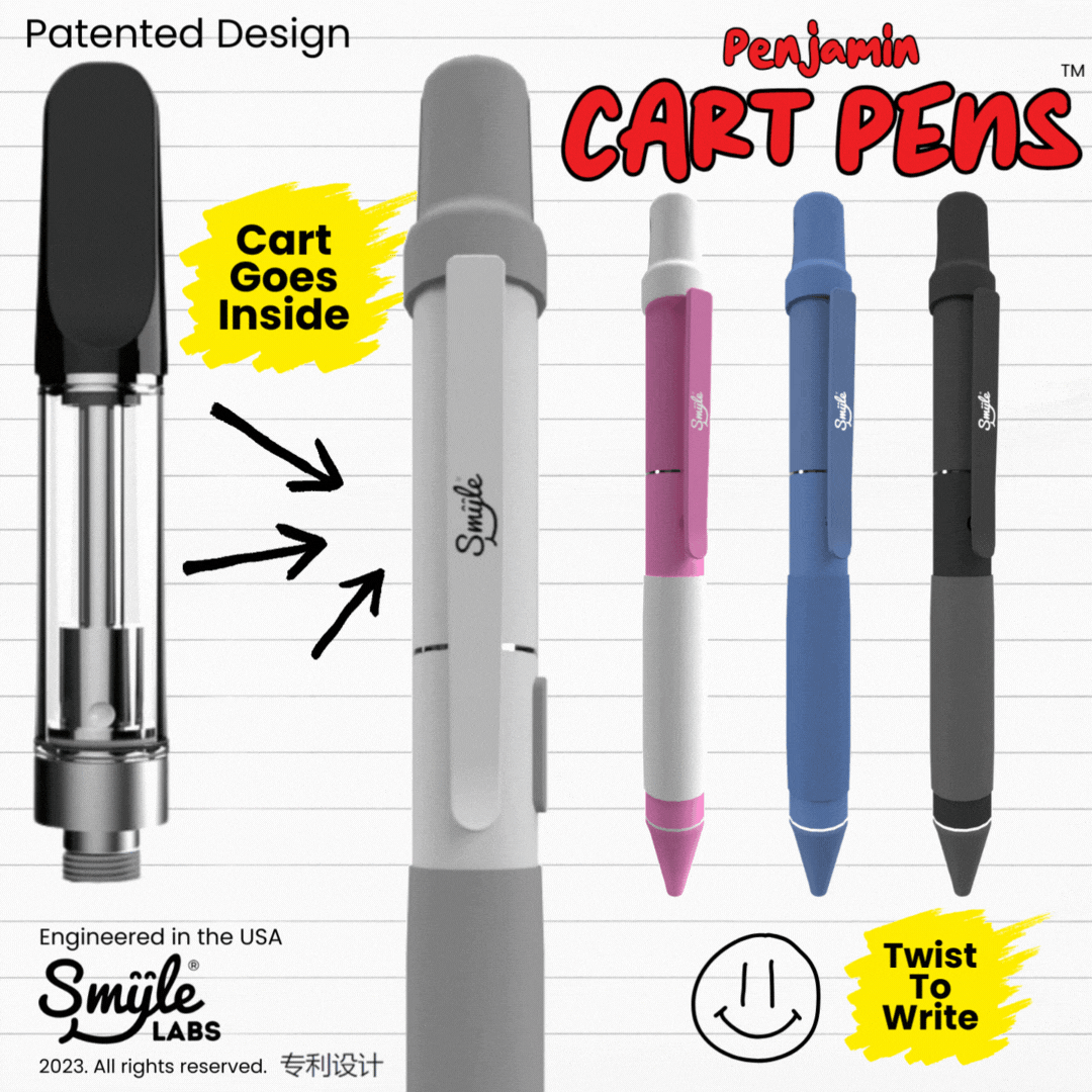 Penjamin Cart Pen - Pink - Smyle™ -  - $29.99 - Vape Batteries