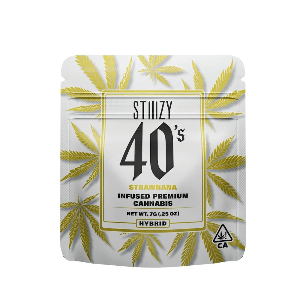 Strawnana - 7g Infused Flower - Stiiizy 40's - 7g Infused - Hybrid - $40 - Flower/Infused Flower (7 Grams)
