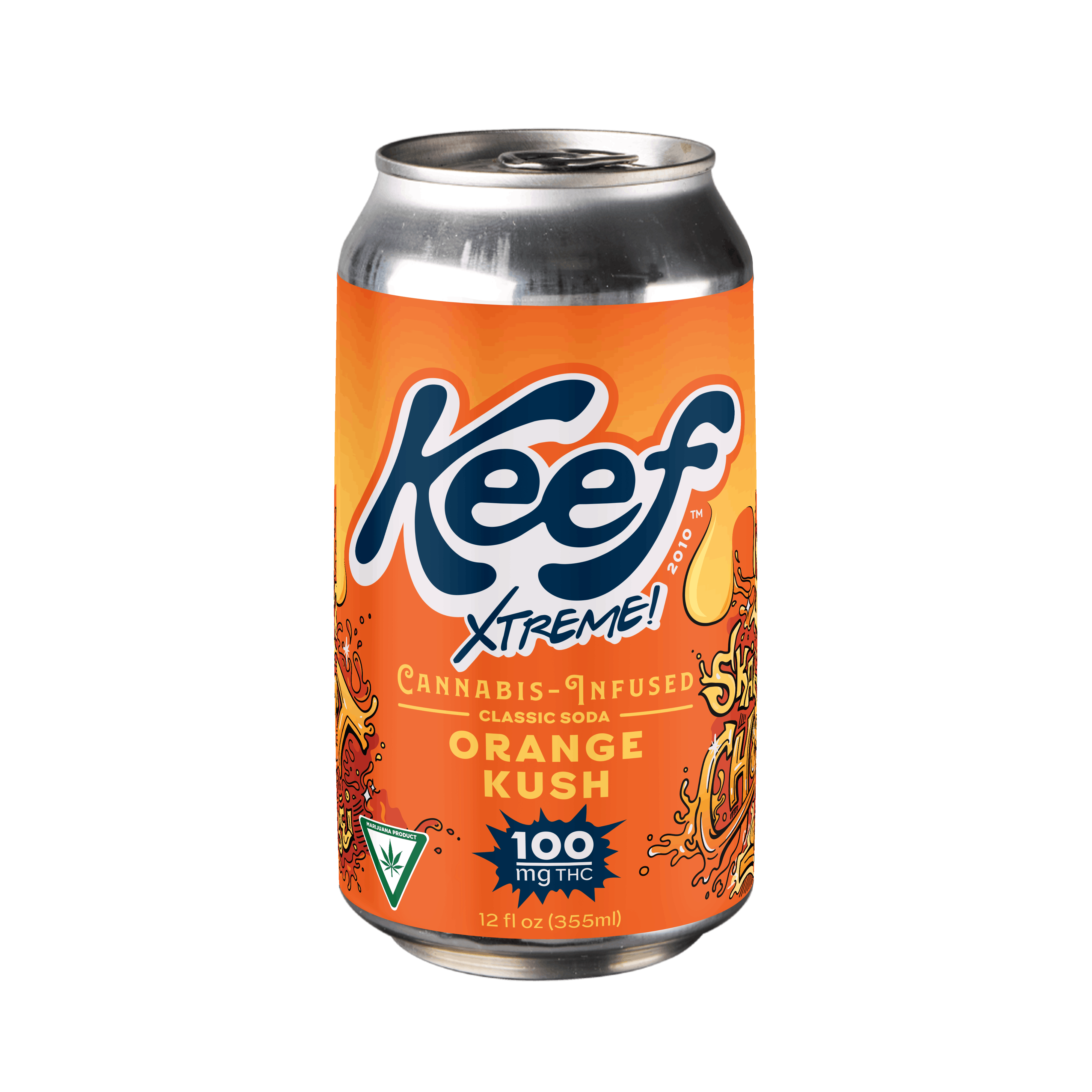 KEEF - Orange Kush Soda - 100mg - Keef - Can - $10 - Drinks