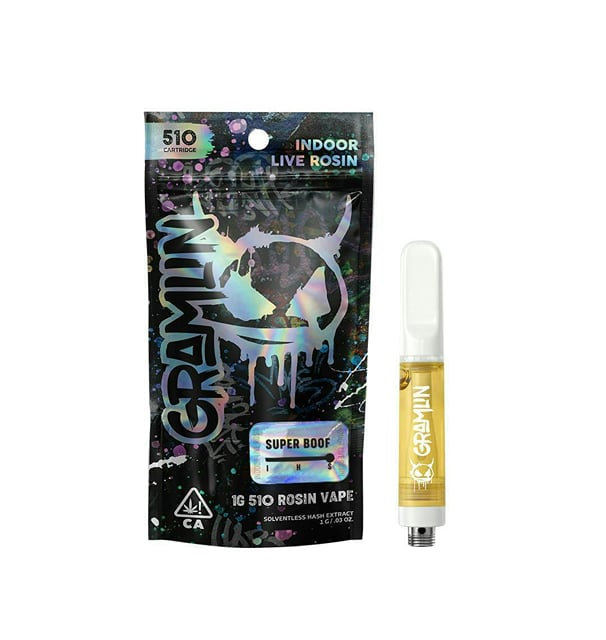 1g Live Rosin Cartridge | S | Super Boof