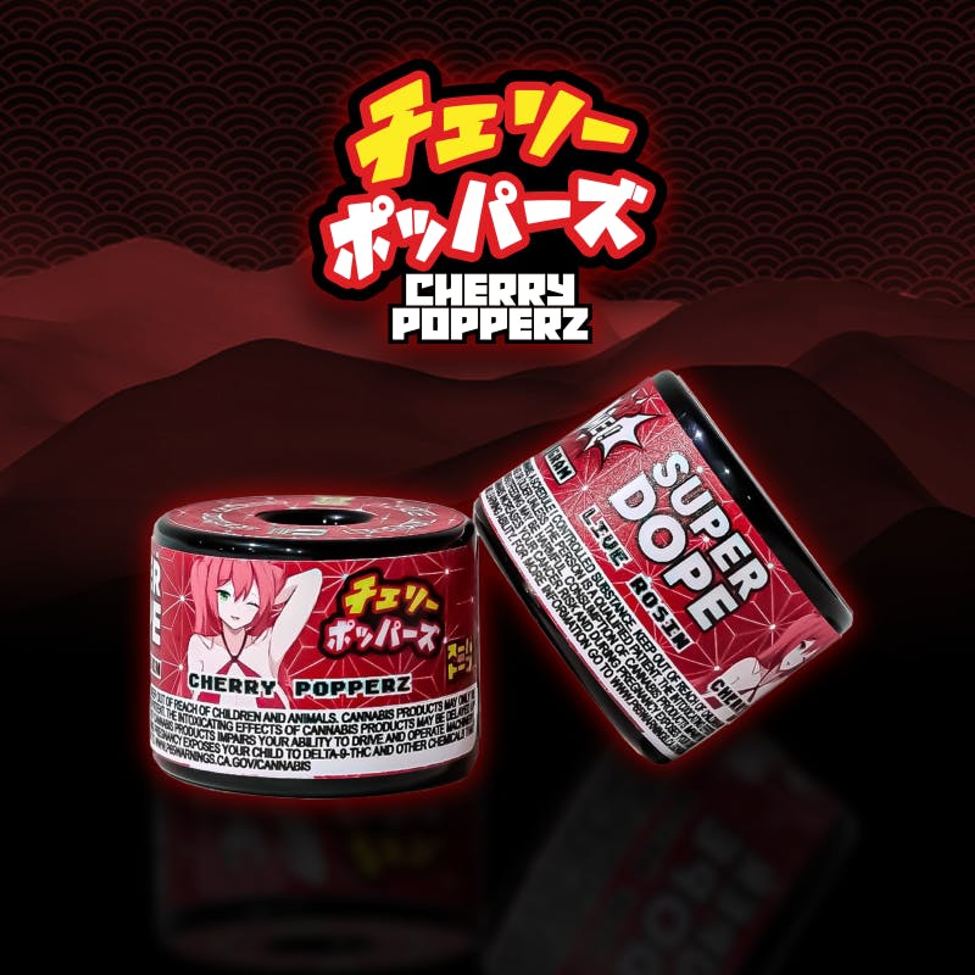 Cherry Popperz - Live Rosin 1G - Super Dope - Cherry Popperz Live Rosin (H) - $55 - Concentrates