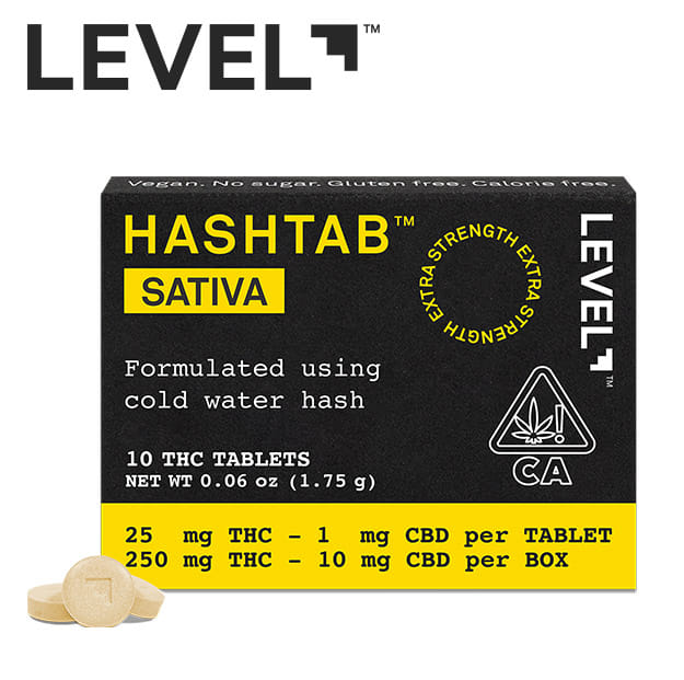 Level Hashtabs - Sativa - 10 Tablets - Level -  - $23.99 - Edibles