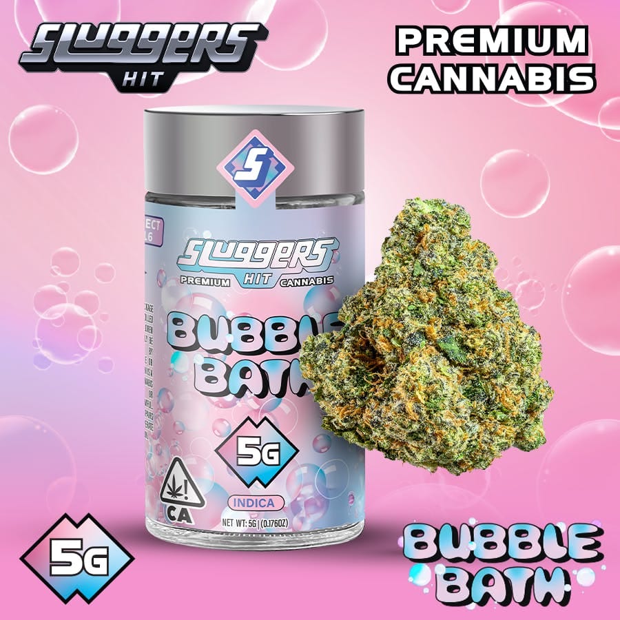 Sluggers - Jarred Flower - 5g - Bubble Bath - Sluggers Hit -  - $40 - Flowers