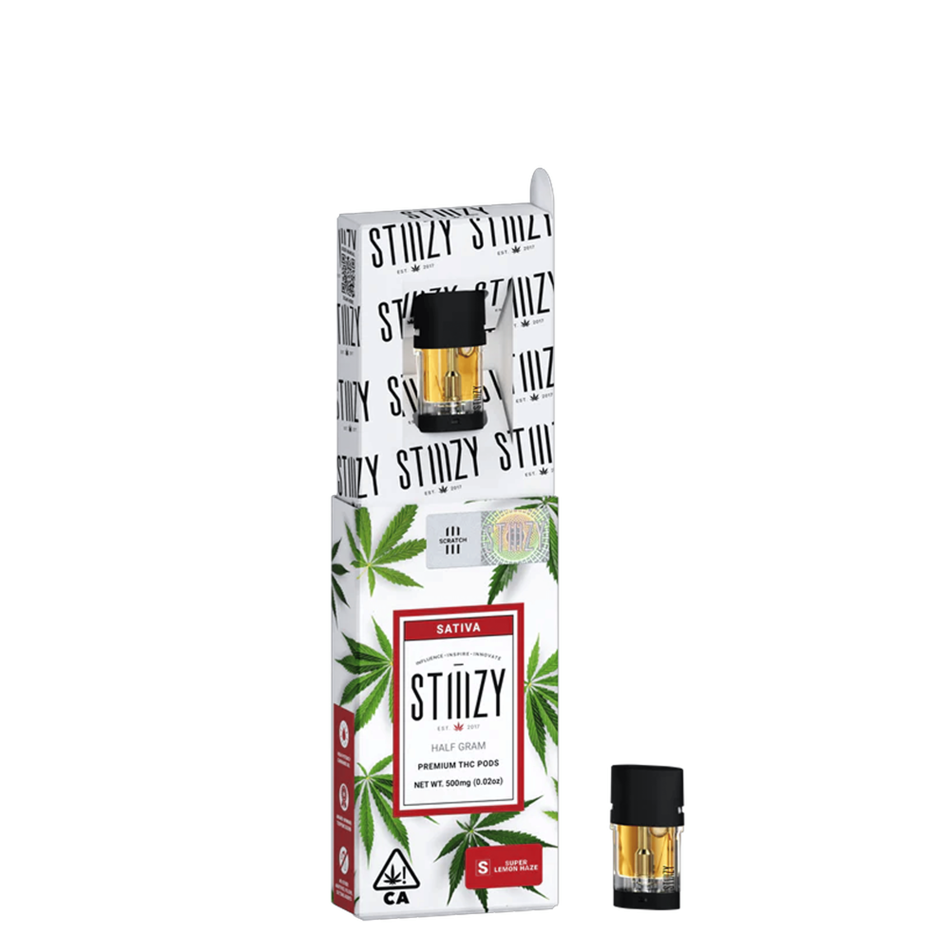 Super Lemon Haze Pod (0.5G) - Stiiizy - - $15 - Cartridge