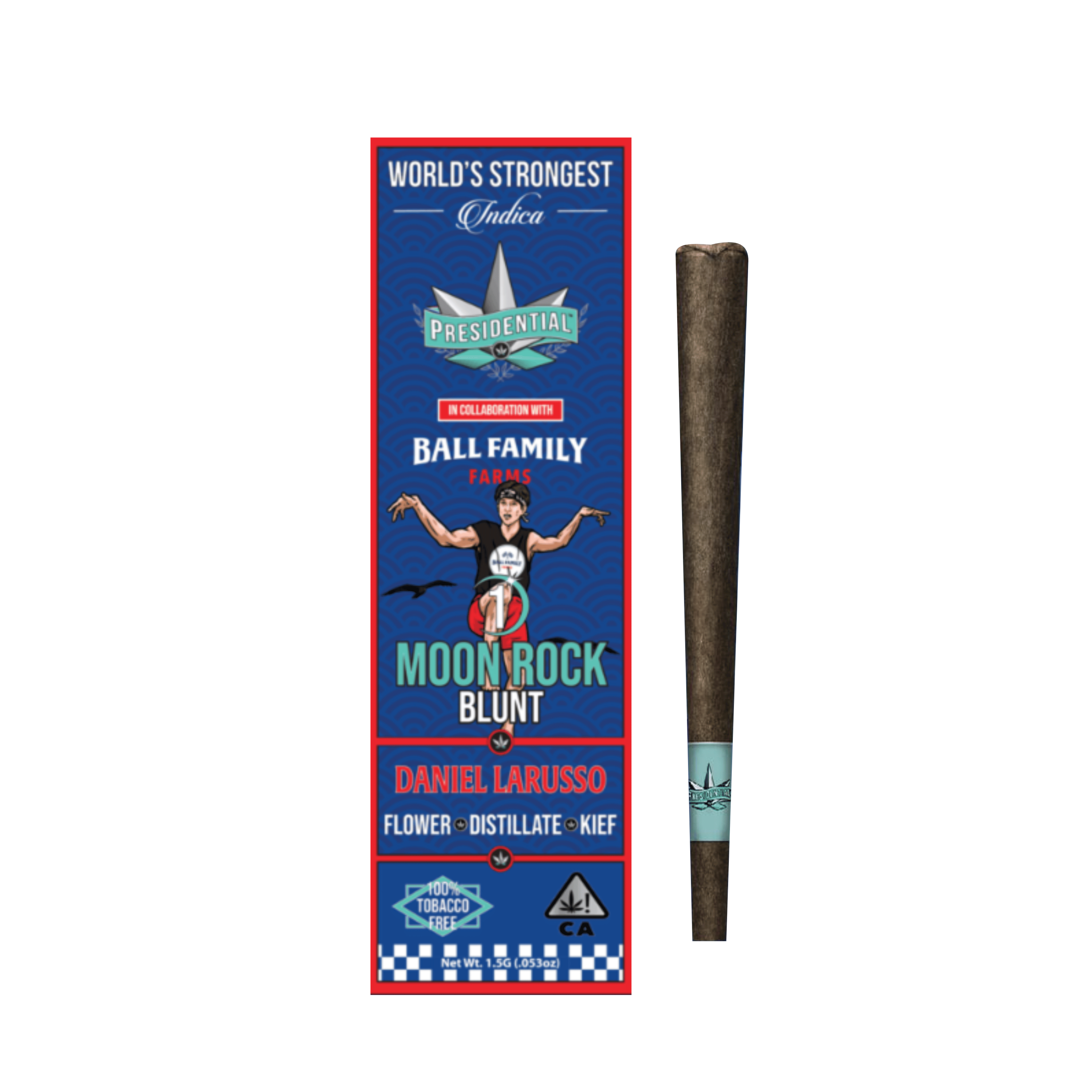 Daniel LaRusso Moon Rock Blunt - 1.5g - Presidential - - $25 - Infused Pre-Rolls