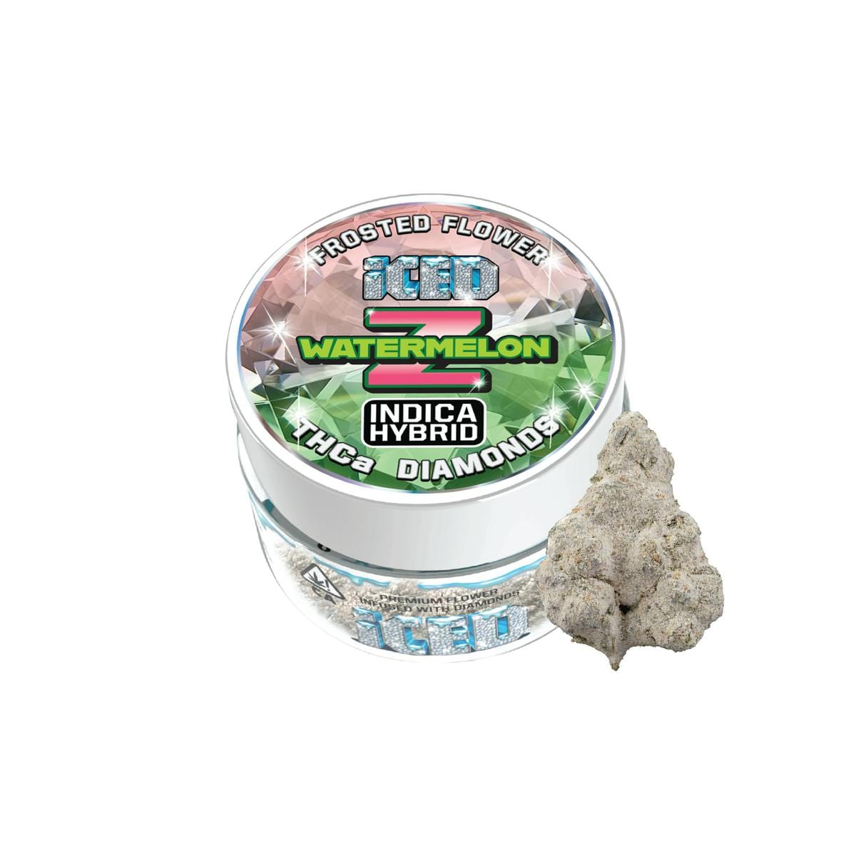 ICED - Watermelon Z (I/H) - 3.5g Infused Flower - Iced - Jar - $50 - Flower