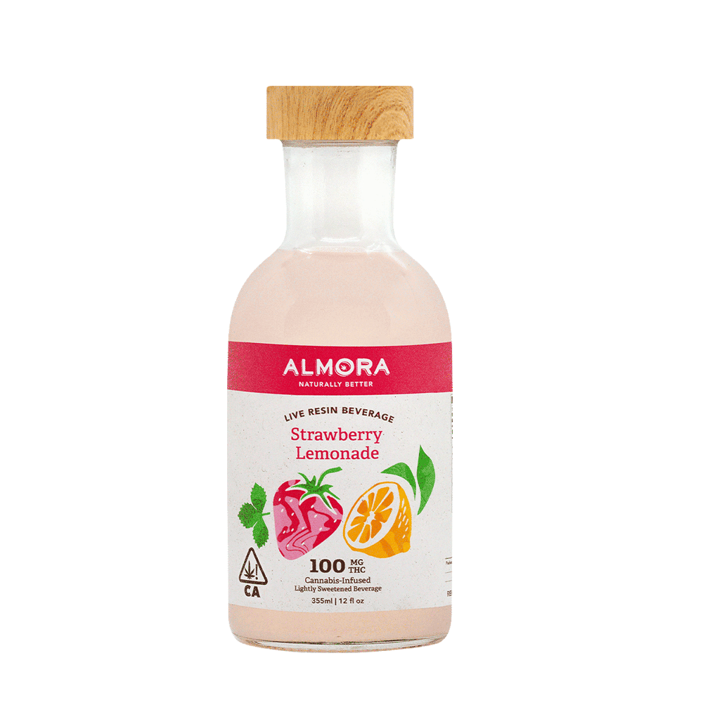 Strawberry Lemonade Beverage (100Mg) - Almora Farm - null - $12 - Beverage