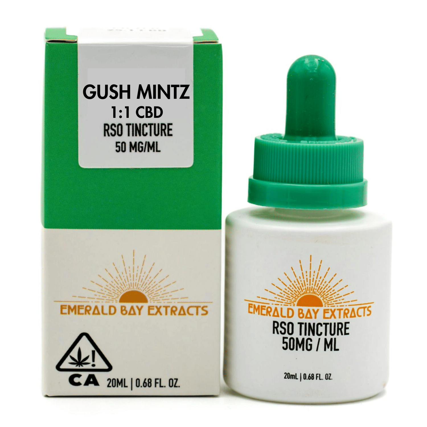 Gush Mintz 1:1 CBD Tincture 1000mg - Emerald Bay Extracts -  - $42.75 - Tincture