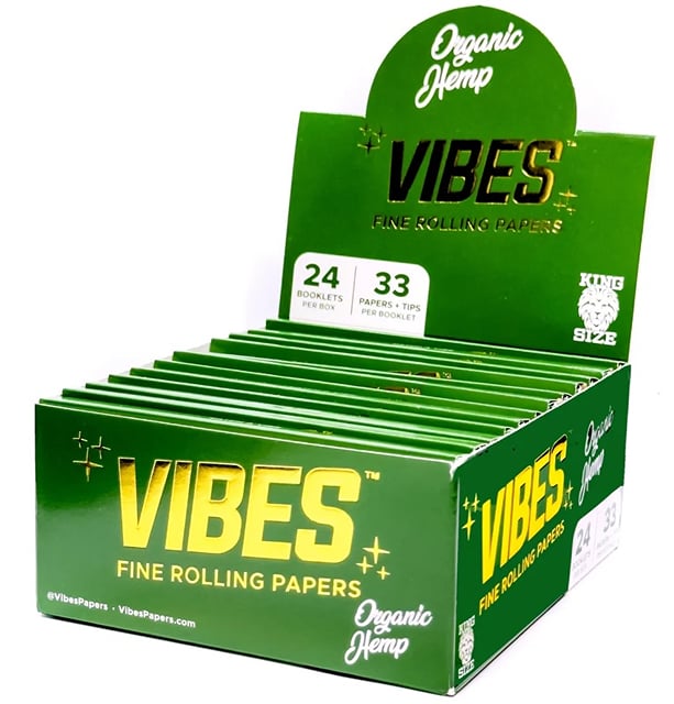 Vibes Papers- King Size Slim with Tips