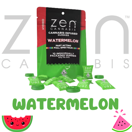 Watermelon (10) Hybrid Gummies