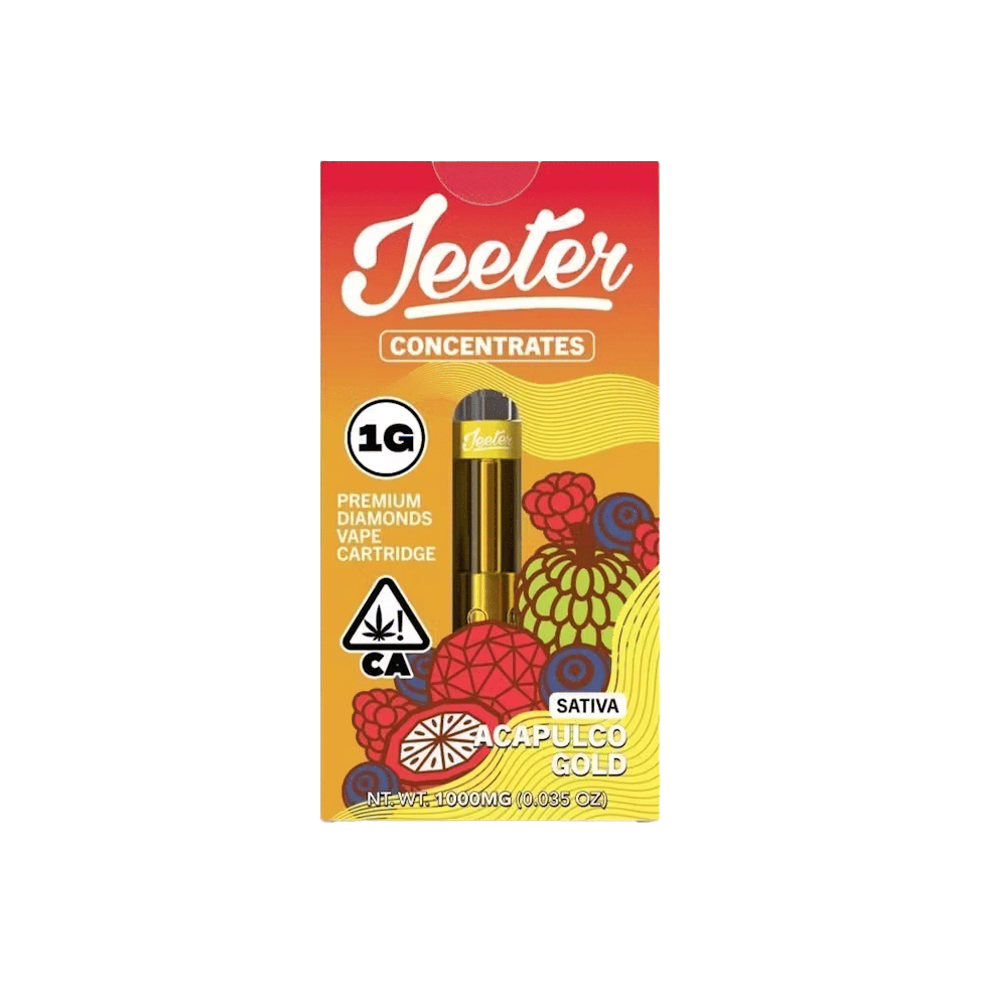 Acapulco Gold Liquid Diamond Cartridge (1G) - Jeeter - - $25 - Cartridge