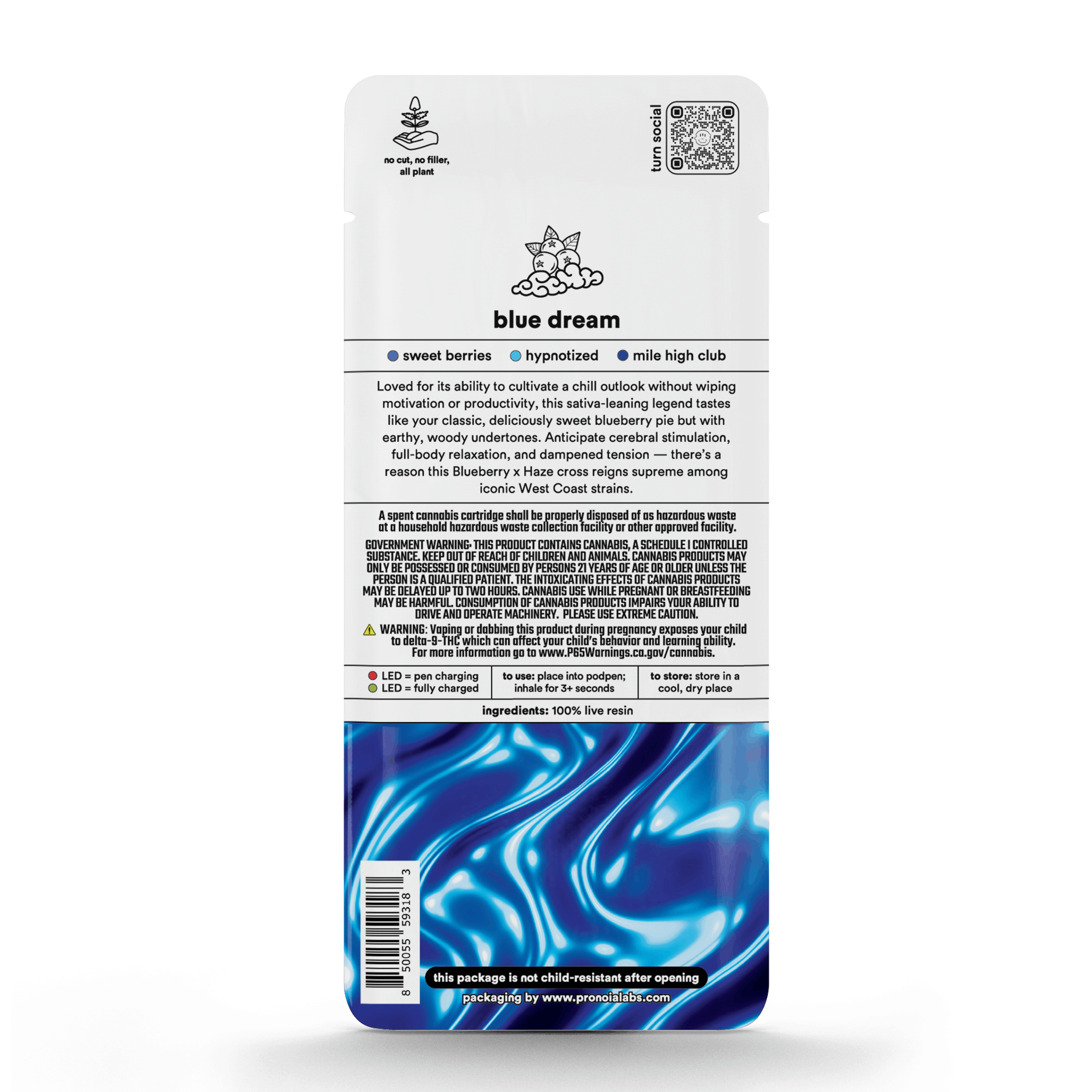 Blue Dream 'Turn Up' Live Resin Pod 1g - Turn - - $36 - Vapes