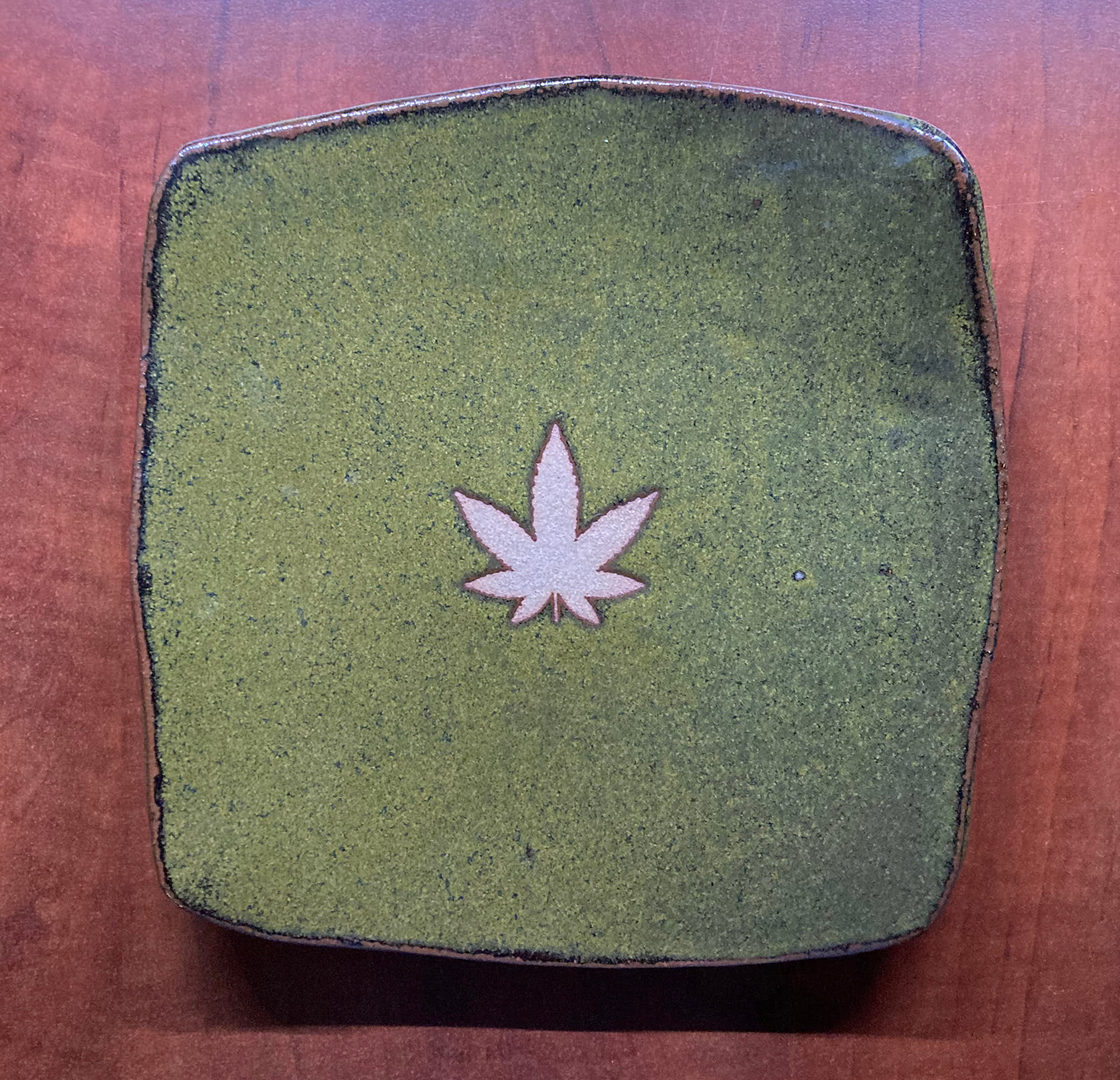 Ceramic Rolling Tray (Square) - Firestick Pottery -  - $30 - Accessory