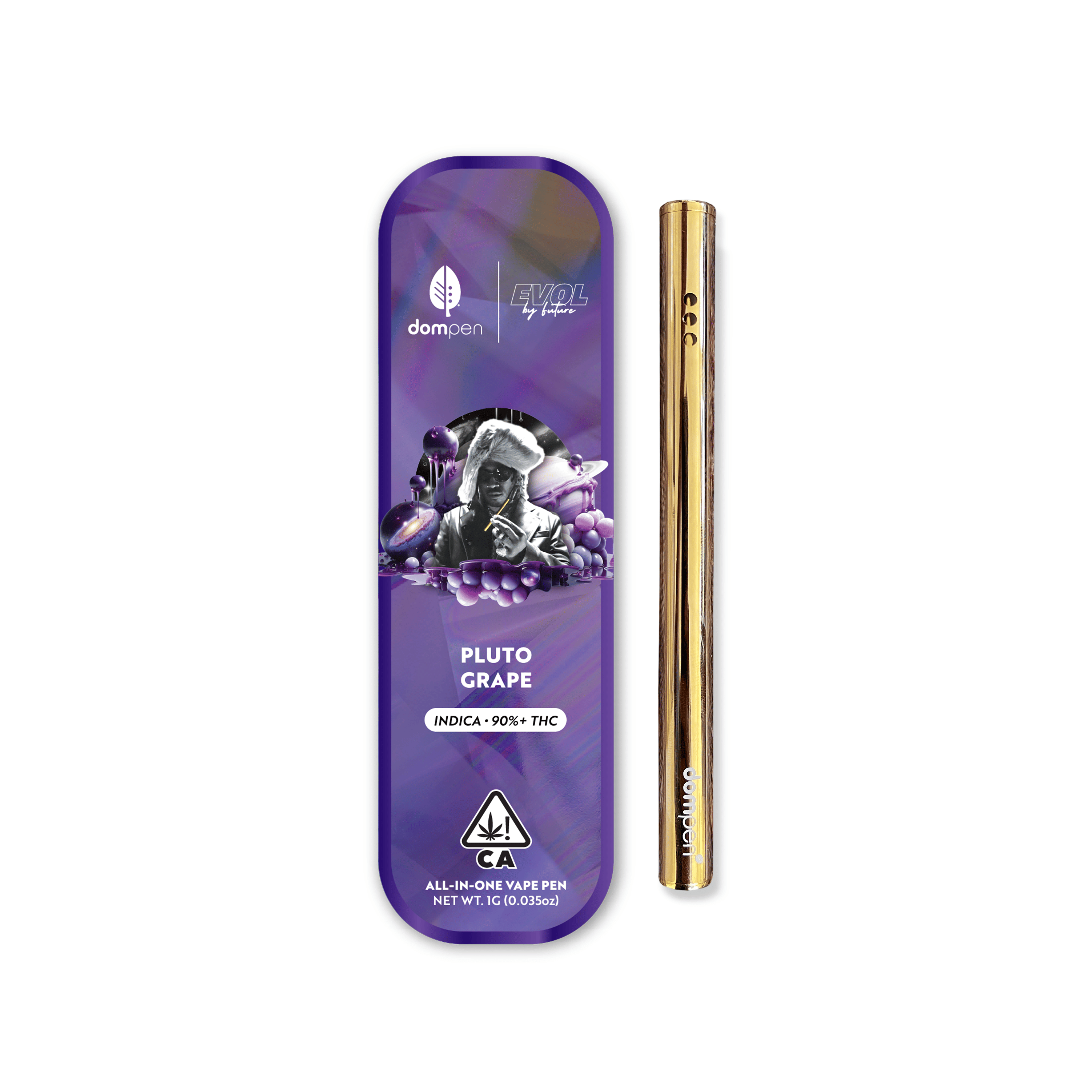 dompen x Future - Pluto Grape (1 g) disposable - dompen -  - $30 - Vapes